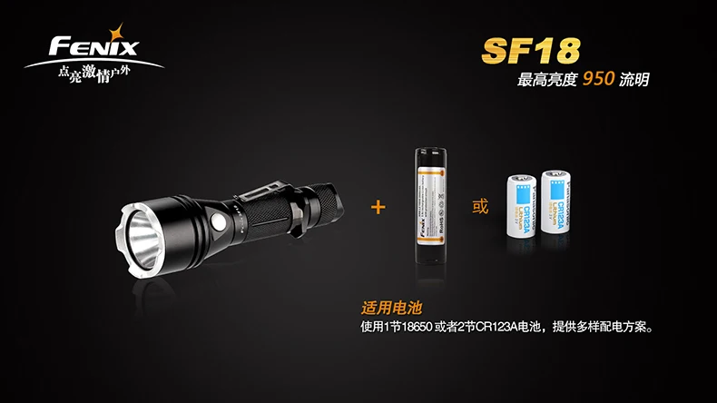 Fenix SF18 Cree XM-L2(U2) светодиодный 950 люмен TK22 фонарики