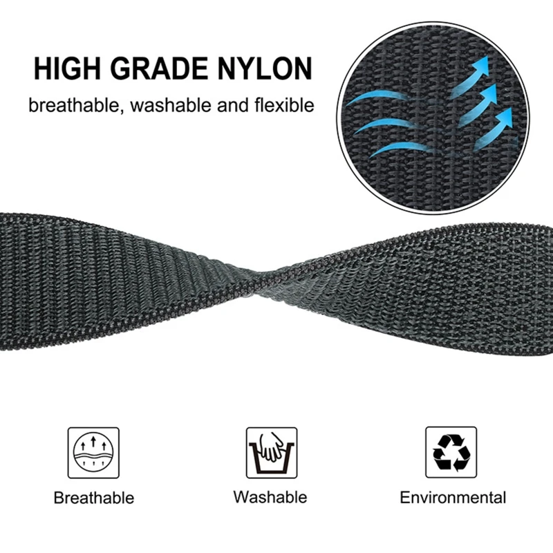 Ремешок нейлоновый для наручных часов Garmin Fenix 6 6X Pro 5X 5 Plus 945 26 мм 22 20 - купить по