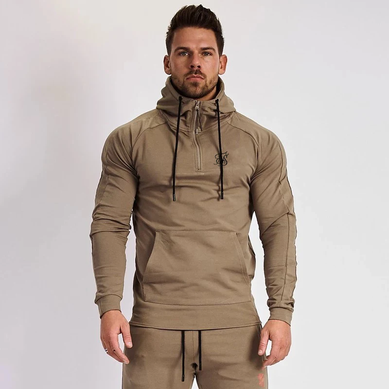 

2021 European And American New Trend Casual Sportswear Men's Suit Autumn And Winter Hooded Sweater And Trousers Two-Piece Suit