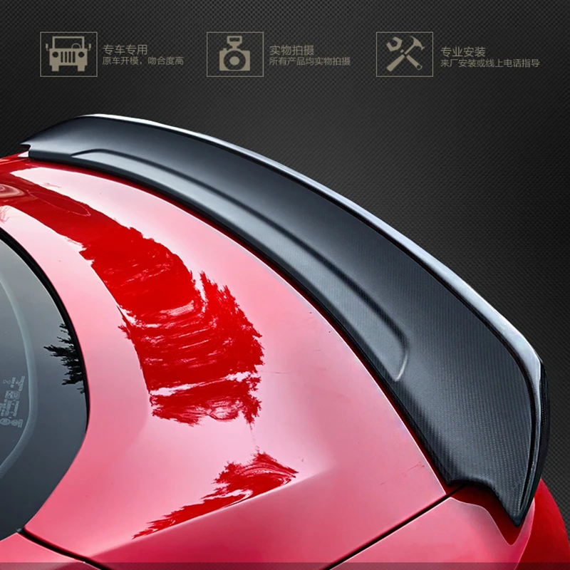 Спойлер для Ford Mustang GT350 2015 2018 высококачественный спойлер из углеродного
