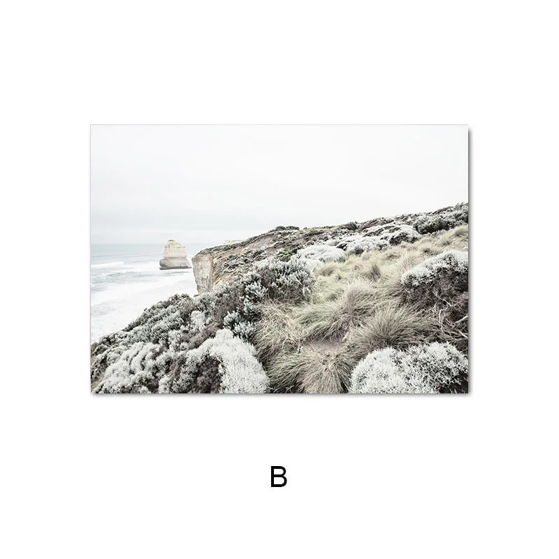 Тропический Летний морской пейзаж постер с принтом на морском мостике трава