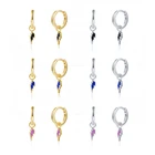 Женские Серьги-капельки BOAKO, серебряные и золотистые Серьги-капельки, Серьги-капельки, Украшения Для Пирсинга Ушей #925, 1,8