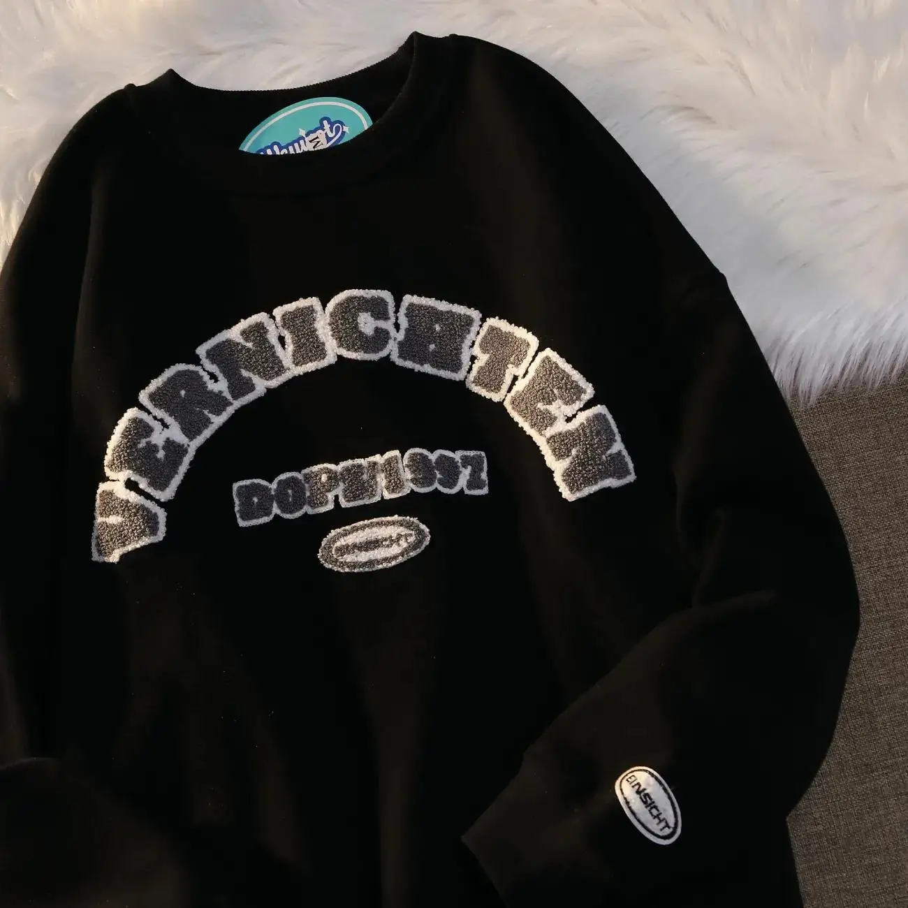 

Розовый топ в стиле панк Goth, уличная одежда, свитшот, винтажные пуловеры с круглым вырезом и буквенной вышивкой, модная одежда для подростко...