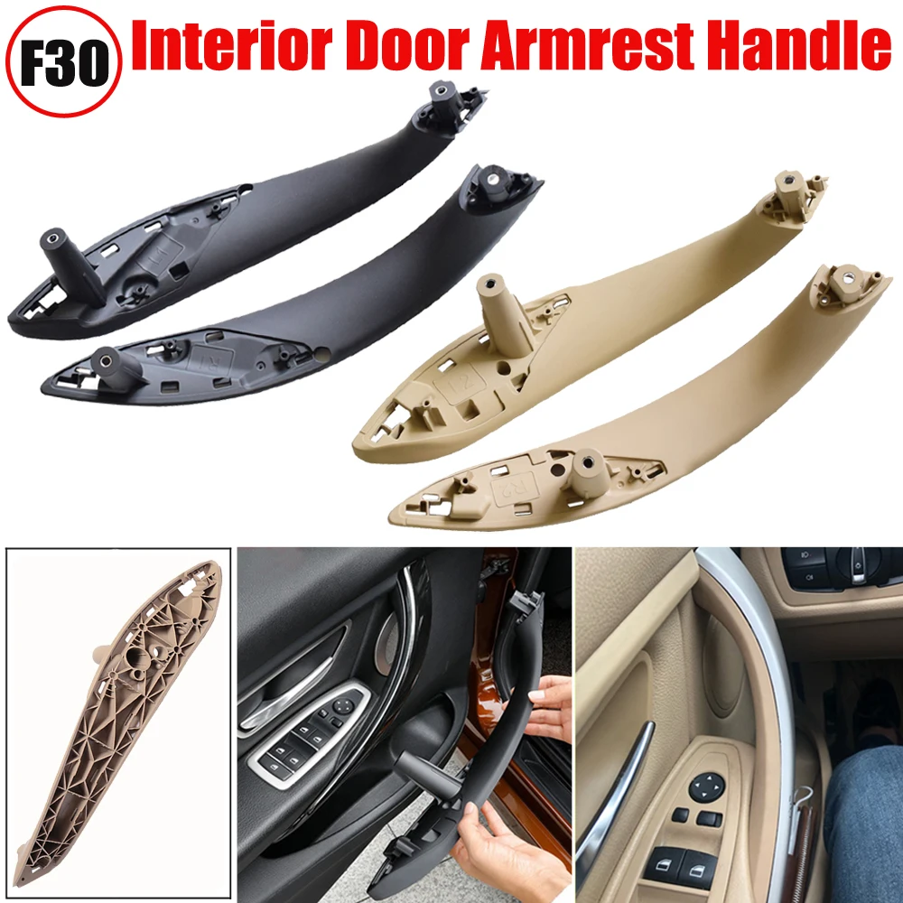 

Left / Right Car Inner Handle Interior Door Panel Pull Trim Cover Fit For BMW F30 F80 F31 F32 F33 F35 F82 F83 12-17 51417279316