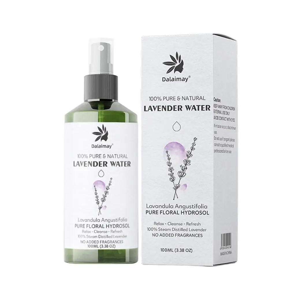 

Lavender Floral Water 3.4 Fl Oz Organic Pure Natural Lavender Water Hydrosol for Hydration Hydrating Face Mist Facial Toner Mo