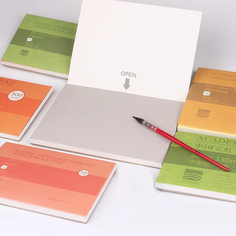 Профессиональная Акварельная бумага 100% хлопок 20 листов ручная роспись г/м2