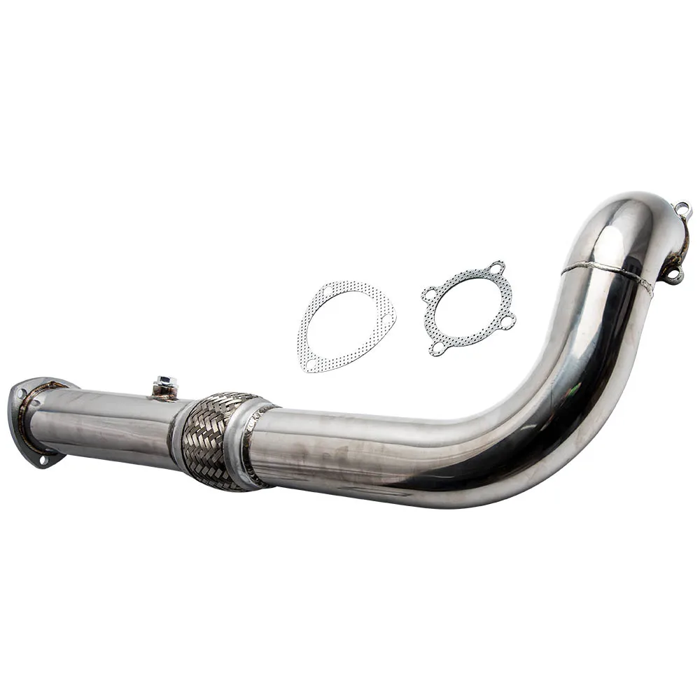 

Gt35/Gt35R Stainless Steel 3" Turbo Downpipe Down Pipe Exhaust T3 4-Bolt+Flex