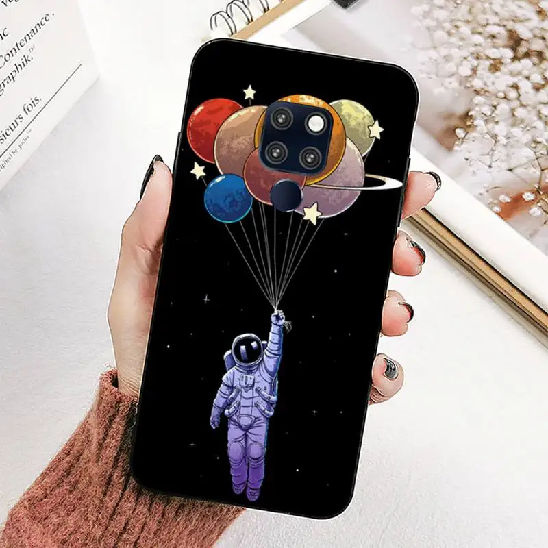 FHNBLJ Moskado Space Astronauts Moon Pattern Phone Case for Huawei Mate 20 10 9 40 30 lite pro X Nova 2 3i 7se | Мобильные телефоны