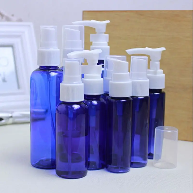 

30ml-100ml Plastic Refillable Pump Lotion Bottle Travel Cosmetic Container Colo