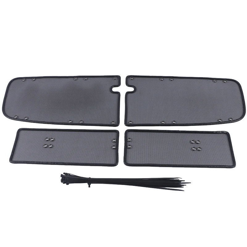 

Для Volvo XC90 2017 2018 2019 2020 4 шт. стальная передняя решетка радиатора защитная сетка аксессуары Внешнее украшение