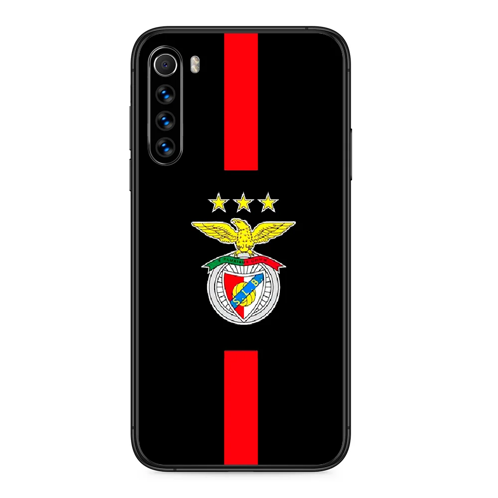 

Portugal Soccer Benfica Phone case For Xiaomi Redmi Note 7 8 8T 9 9S 4X 7 7A 9A K30 Pro Ultra black Cover Soft Coque Fashion