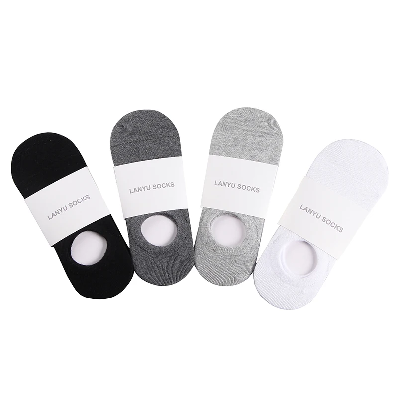

Men Cotton Socks Summer Breathable Invisible Boat Socks Nonslip Loafer Ankle SockLow Cut Short Sock Male Sox Sports Socks
