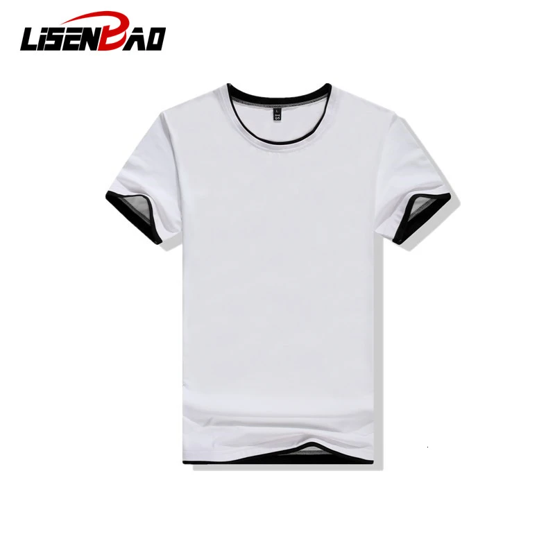 Новинка 2019 Повседневная Мужская хлопковая футболка с круглым вырезом модная