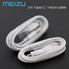 Оригинал meizu 100 см Быстрая зарядка type c micro usb дата кабель Линия для mei zu 15 16 16x m5 M6 M7 note pro 5 6 7 plus m5s m6s mx4