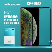for iphone 11 pro max glass nillkin 3d cp max full cover tempered glass screen protector for iphone xs max xr x 8 7 plus glass