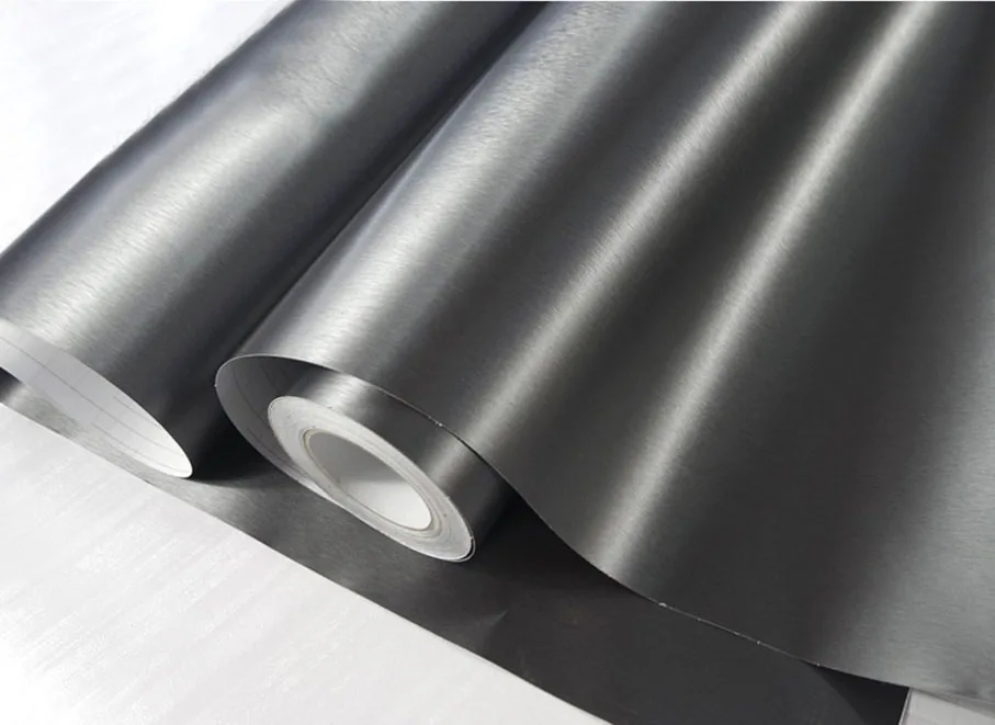 Автомобильная Стильная черная темно-серая серебристая металлическая матовая