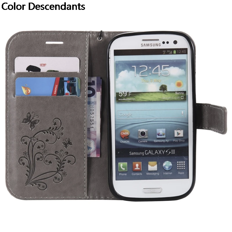 Чехол из искусственной кожи для Galaxy S3 Neo чехол-книжка Samsung i9301 SIII S III I9300 GT-I9300 Duos i9300i