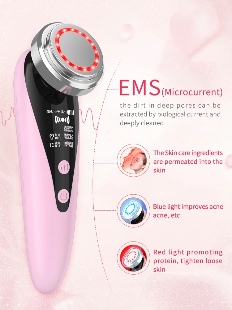 Электрический омоложение кожи подтягивающее устройство USB Перезаряжаемый