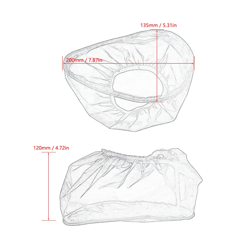 Мотоциклетный воздушный фильтр защитный чехол водонепроницаемый носок от дождя