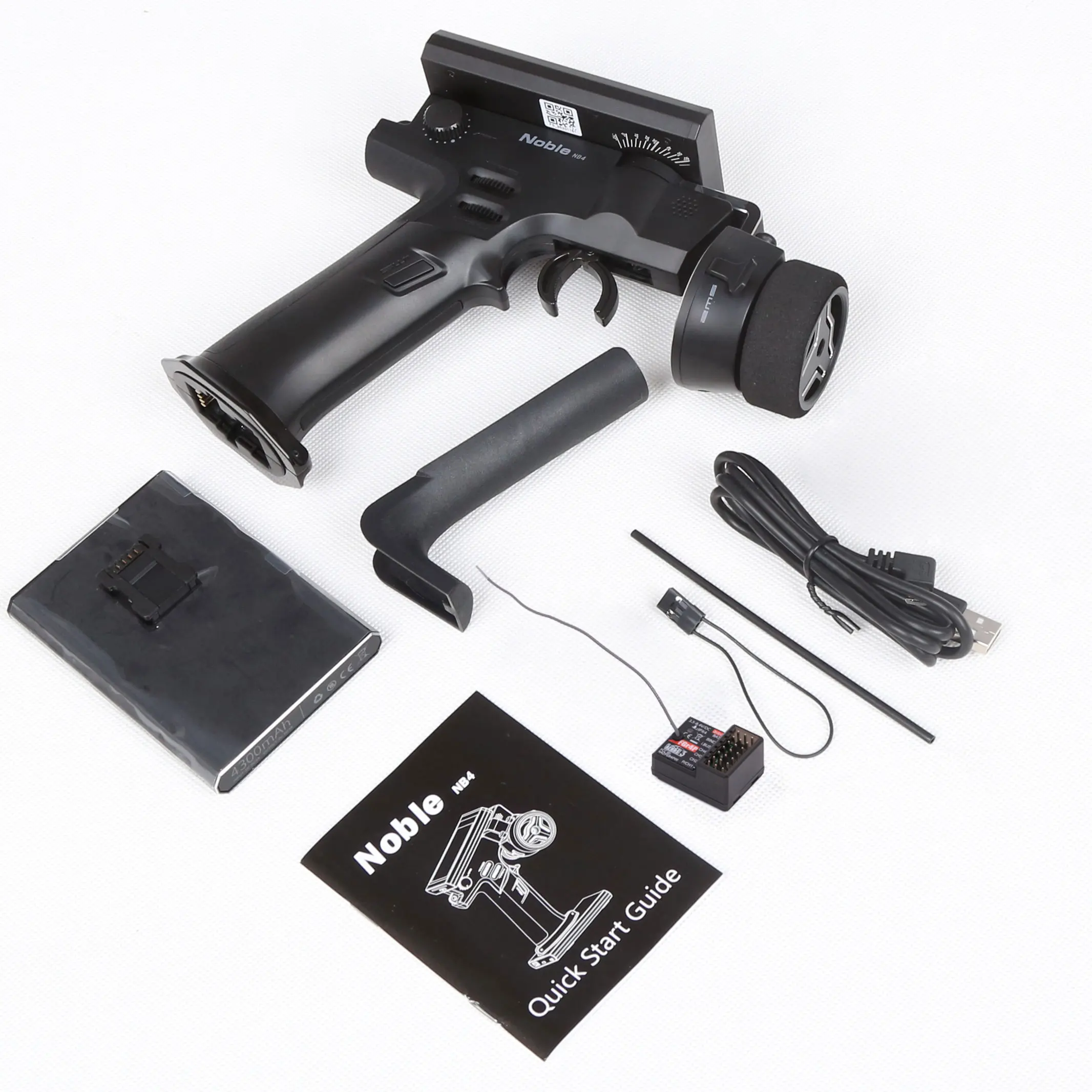 FLYSKY FS NB4 передатчик 2 4G 4CH благородный Радиоконтроллер с приемником FGR4P HVGA 3 5 дюйма