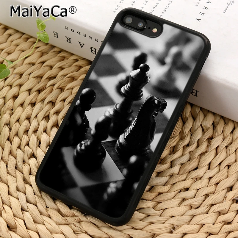 MaiYaCa шахматы чехлы для телефонов чехол iPhone 5s SE 6 s 7 8 Plus X XR XS 11 12 Pro max samsung galaxy S6 S7 S8 S9