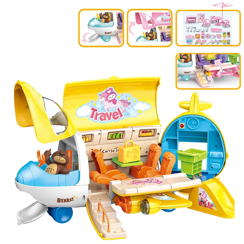 

Children's Play House Toy Simulation Cartoon Luxury Yacht Multi-function Play Boy And Girl Children Birthday Gift