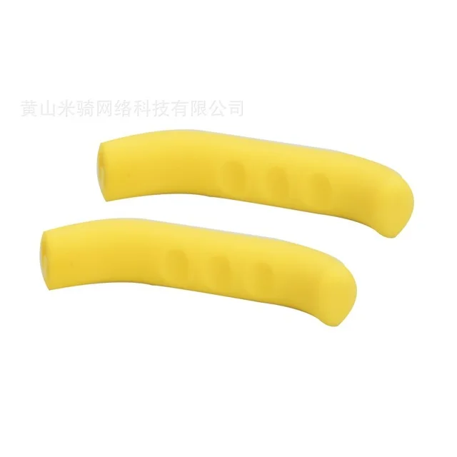 Защита Крышки тормозной ручки для Xiaomi M365 электрический скутер противоскользящие аксессуары велосипед универсальный велосипедный Велосипедный Чехол часть - Цвет: Цвет: желтый