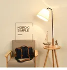 Креативная Скандинавская простая Напольная Лампа, чайный столик, прикроватная лампа для спальни, вертикальный светильник для рыбалки с тремя ногами в гостиной