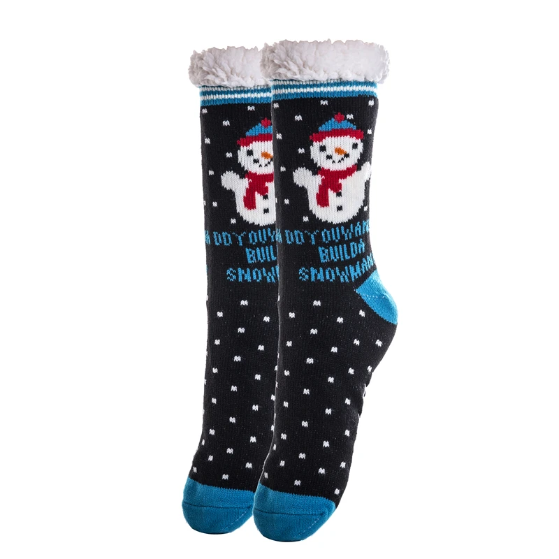 FRALOSHA/длинные носки-тапочки Домашние тапочки Женские зимние теплые пушистые