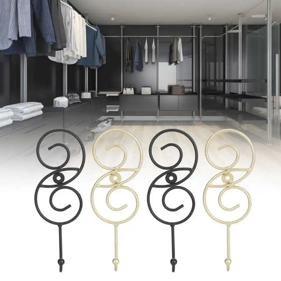 

2Pcs Innovative Wall-Hanging Clothes Coat Storage Hook Towel Hanger For Bathroom Office drying rack stand coat hooks