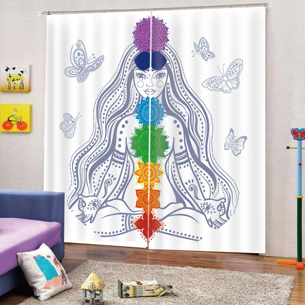 Оригинальные 3d занавески высокого качества с креативным персонажем для гостиной