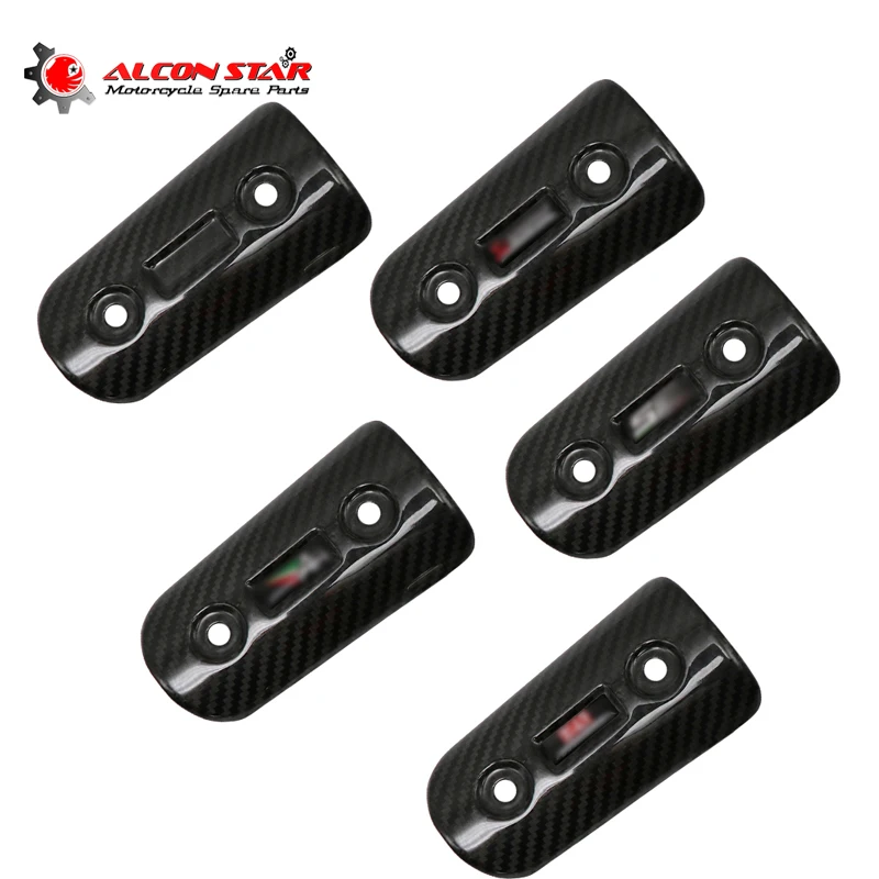 Alconstar чехол на глушитель мотоцикла углеродное волокно цветная защита