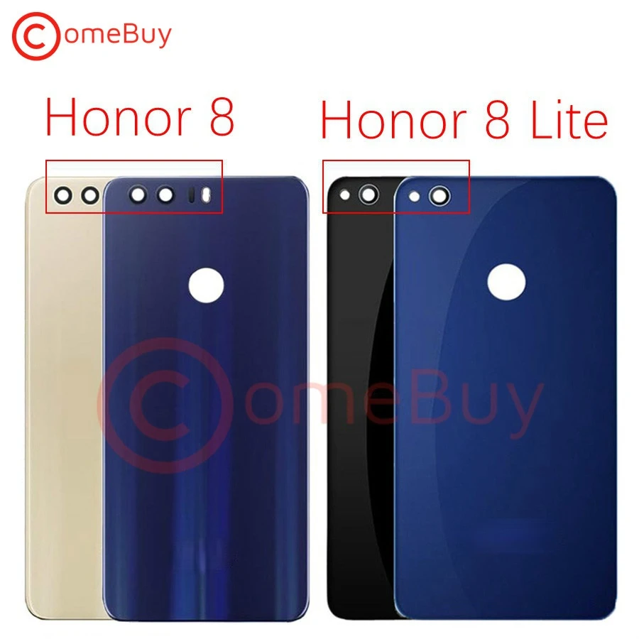 Крышка батарейного отсека для Huawei Honor 8 стеклянная панель задний корпус чехол Honor8