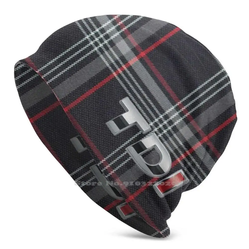 

Tartan Winter Warm Knitted Cap Beanie Men Tartan Pattern Turbo Dub Club Dub Club German Automotive Automobile Low N Slow Van