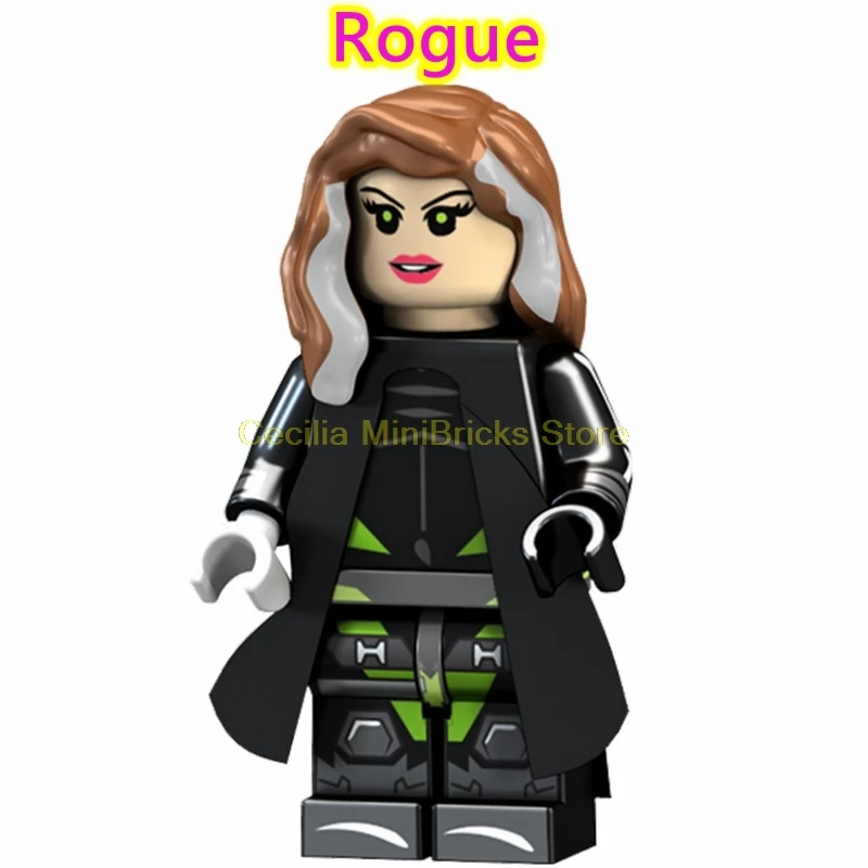 Rogue X-men Марвел Росомаха Жан Грей проф X Магнето Apocalypse Rogue Thanos строительные блоки игрушки для детей - Цвет: Rogue