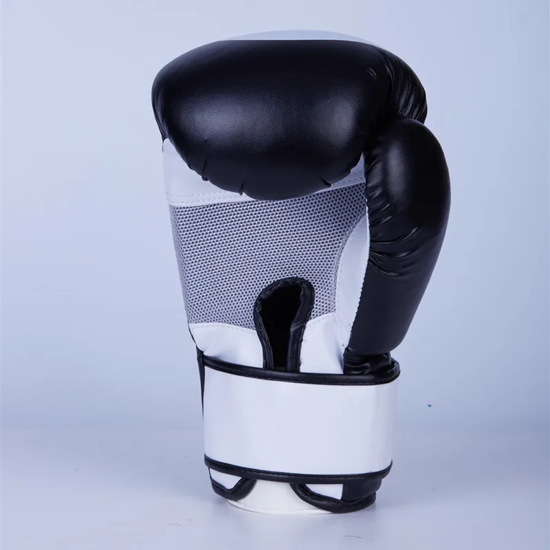 Высокое качество 10 унций боксерские перчатки из искусственной кожи Муай Тай Guantes