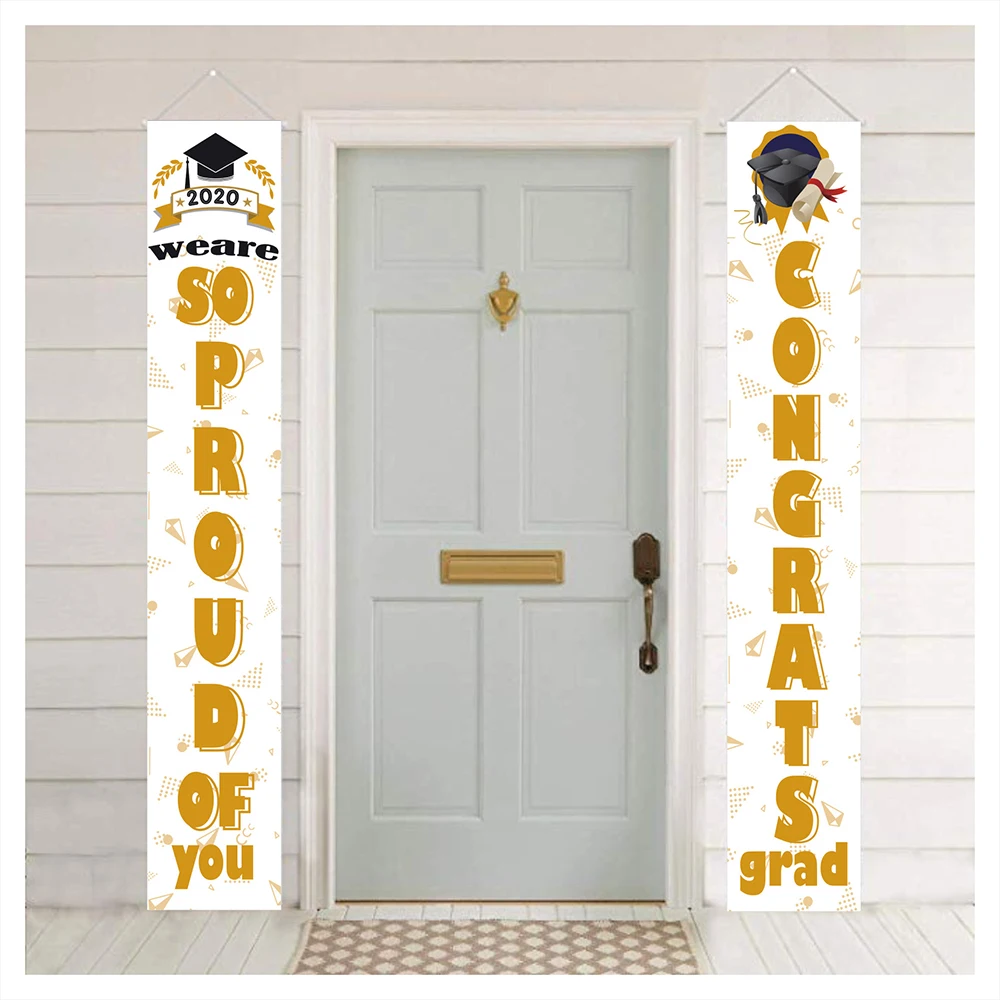 2020 украшение на выпускной дверной флаг подвесная дверная занавеска окончание