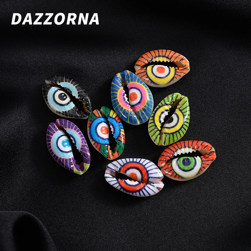 10 шт./упак. красочные с нарисованными глазами натуральная основа окрашенные