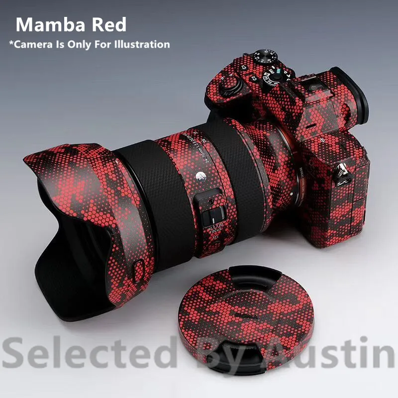 Mamba Red Camera Skin Decal Protective Film For Sony A7RIV A7R4 A7III A7M3 A7R3 A7R4 A9 A6600 A6400 A6300 Wrap Cover