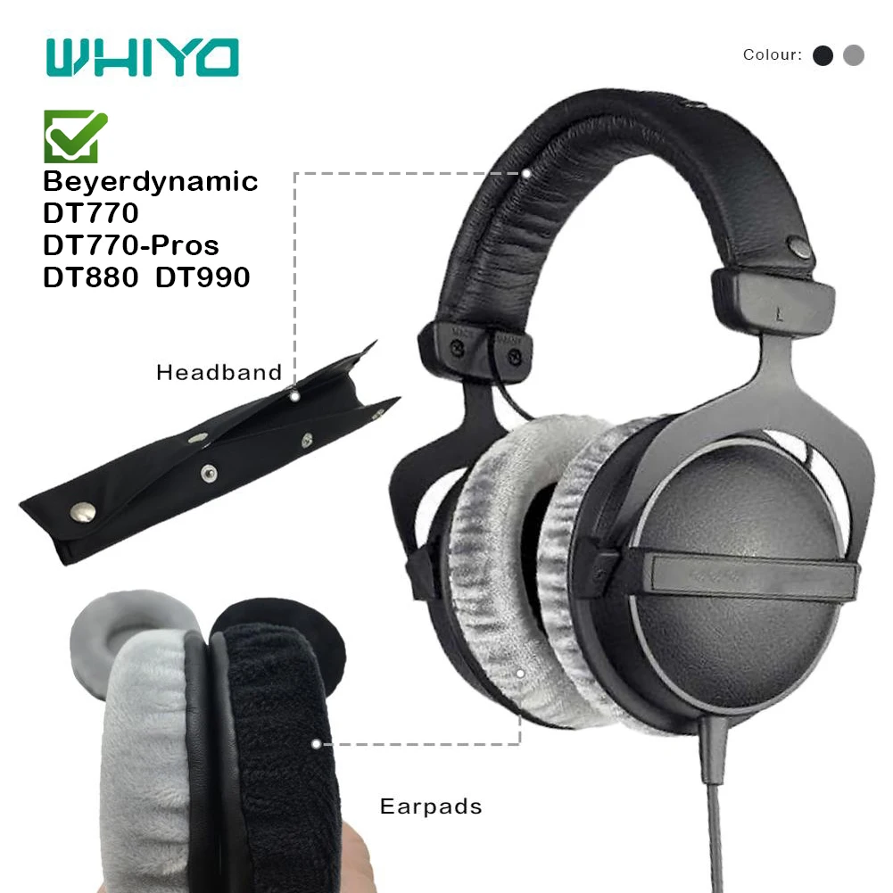 Накладка на голову и амбушюры для наушников Beyerdynamic DT770 DT880 DT990 1 комплект |