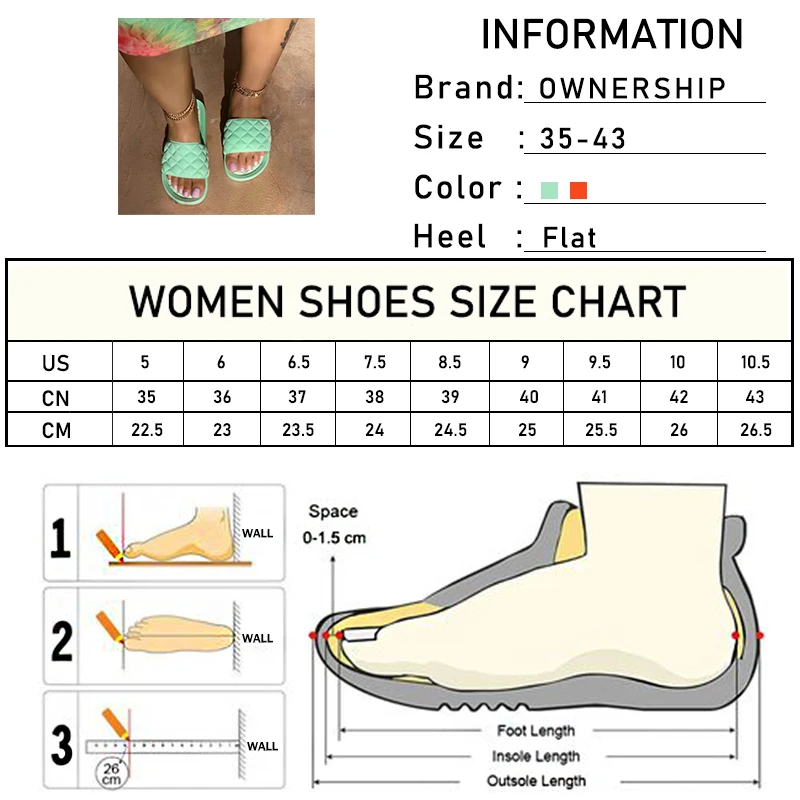

2021 Woman Solid Lingge Slippers Woman Platform Slides Female Open Toe Summer Beach Shoes Ladies Casual Footwear Plus Size 43