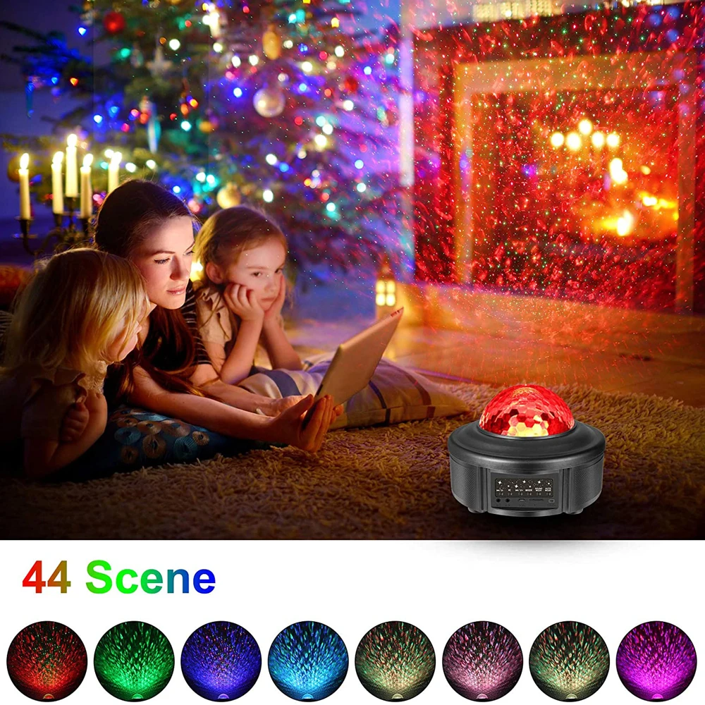 Проектор звездного неба Галактический ночник детский с bluetooth USB музыкальный