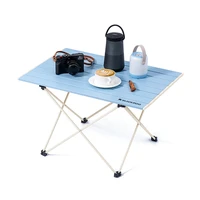 outdoor camping table ultrlight foldable desk portable aluminum furniture chair with storage bag for hiking picnci travel 3 size