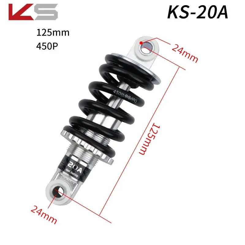 KS амортизатор MTB горный велосипед задний Амортизатор Пружина демпфера 120-190 мм