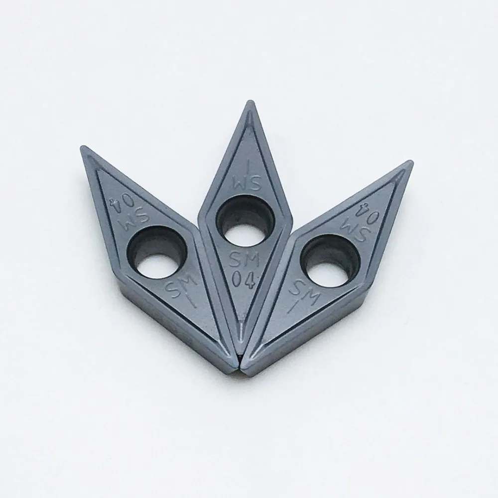 VCMT160404-SM IC907 VCMT160408-SM карбидные вставки токарные внутренние инструменты VCMT