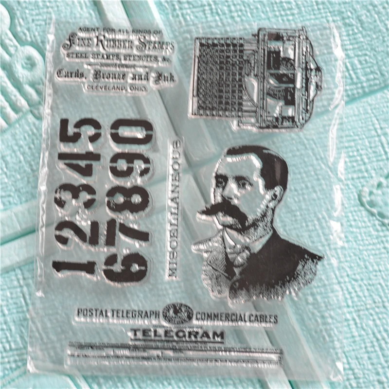 Прозрачный силиконовый прозрачный штамп/печать для скрапбукинга/фотоальбома