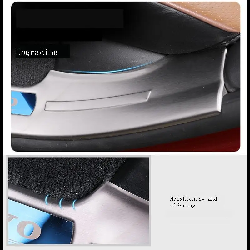 

Accessoires Voiture Accesorios Para Auto Decoration Exterior Sticker Car Accessories Door Welcome Pedal FOR Volvo S60 S60L