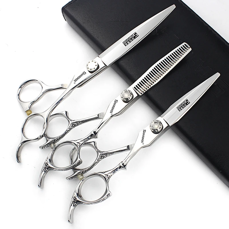 Парикмахерские ножницы профессиональные высококачественные 6 0 дюйма набор для