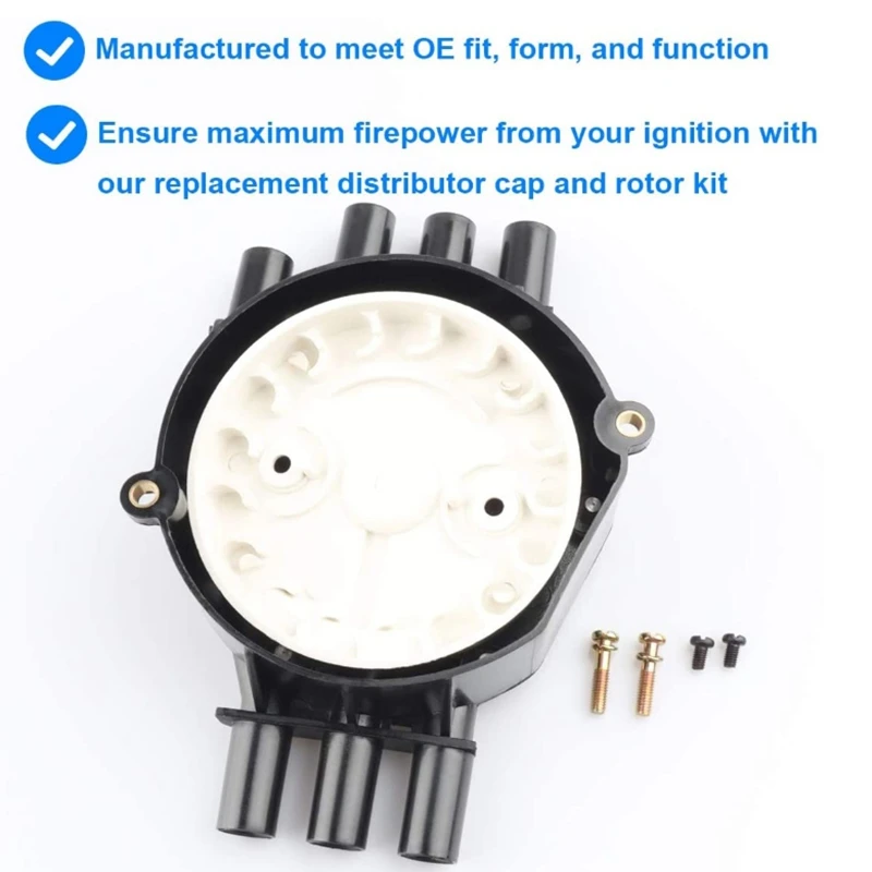 Новый колпачок распределителя системы зажигания &amp Ротор комплект для Chevrolet GMC