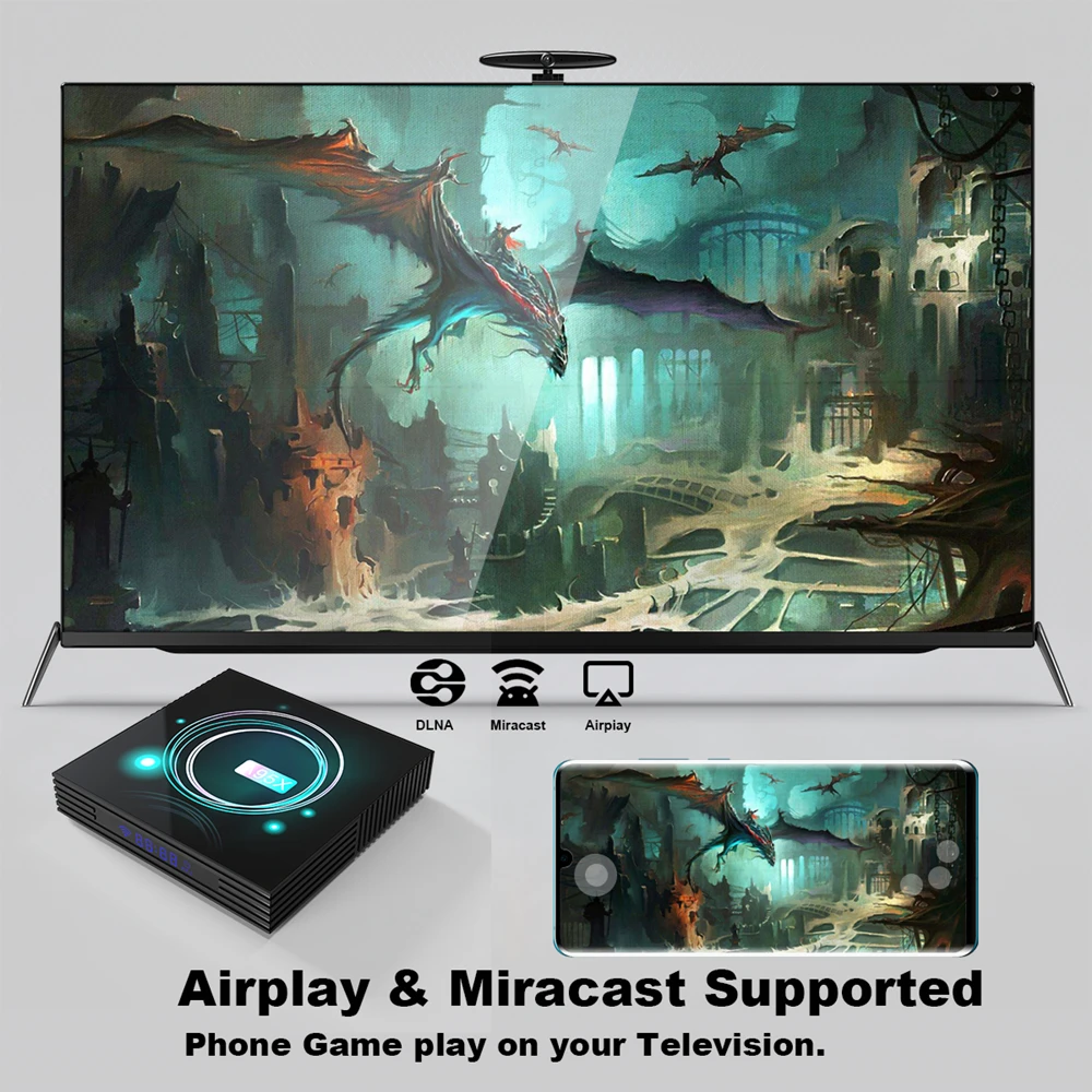 Android 9,0 Smart tv Box A95X F3 тонкий 4 Гб 64 Гб Amlogic S905X3 4K медиа-проигрыватель Google 100M 2,4G& 5,0G двойной Wifi BT 4,1 телеприставка